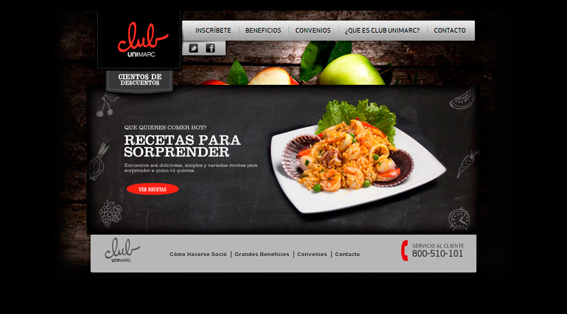 recetas club unimarc